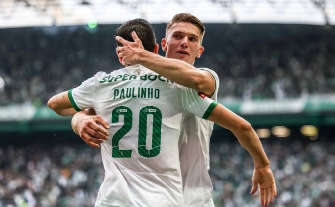 Sporting evinde 3 puanı 3 golle aldı