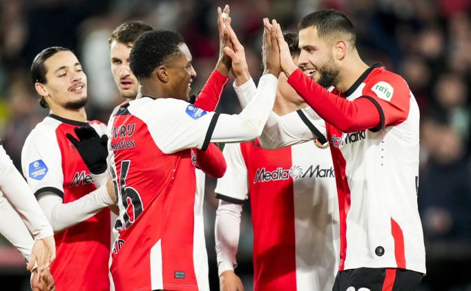 Yedi gollü maçta kazanan Feyenoord