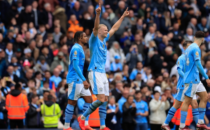 Erling Haaland şov yaptı City farklı kazandı