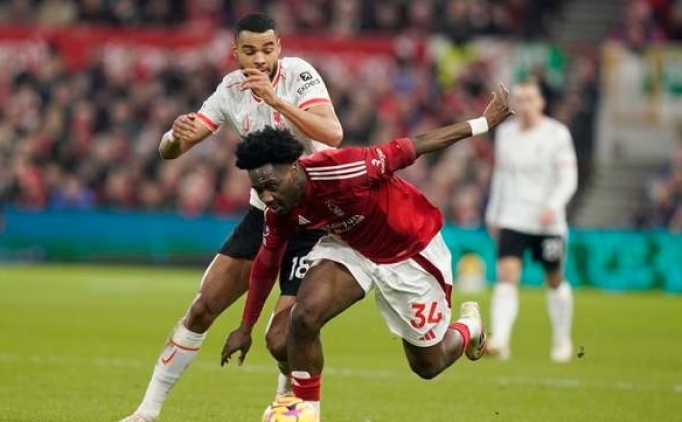 Liverpool, Nottingham Forest'ı yine yenemedi